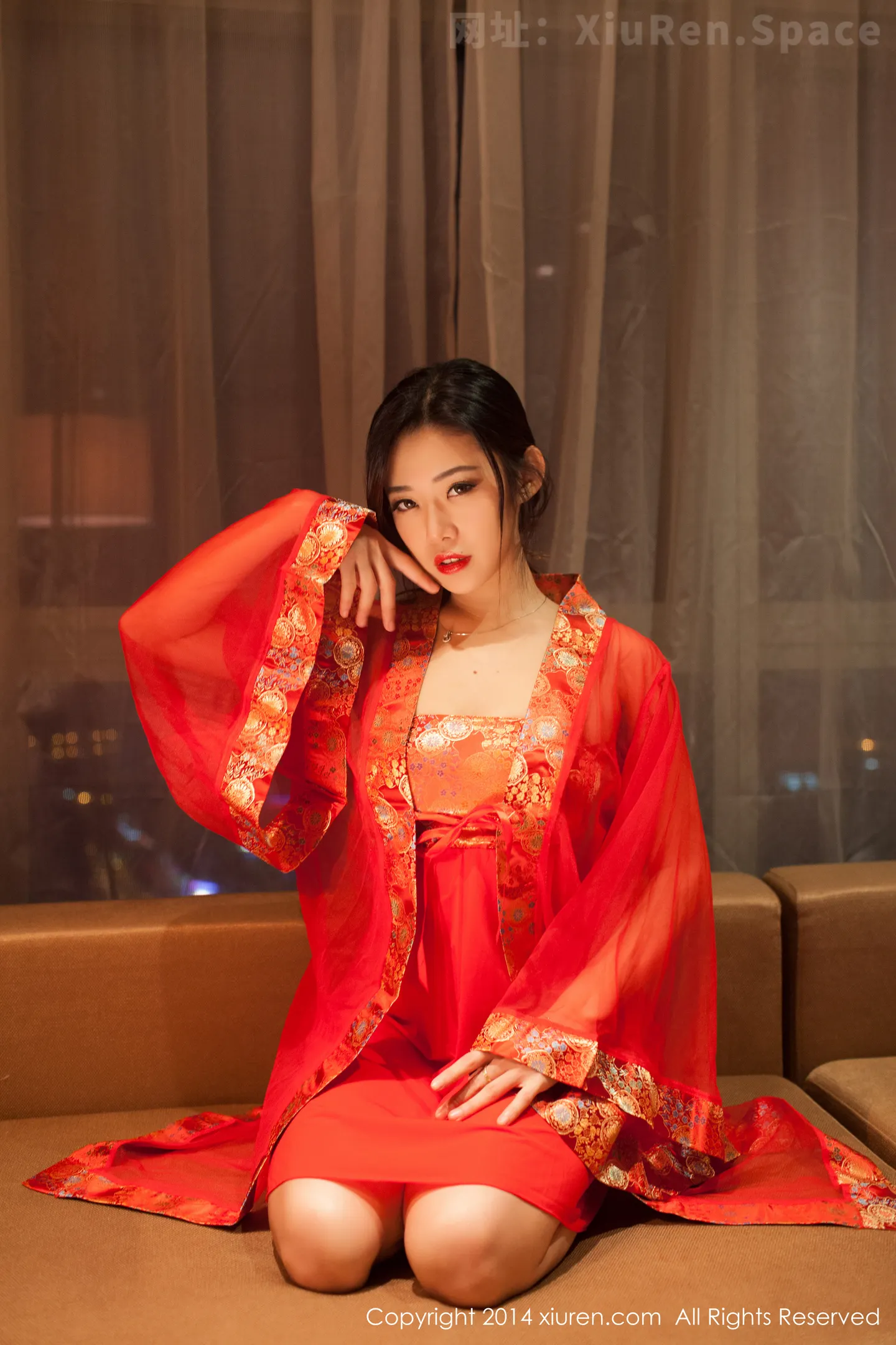 图片[3]-[XiuRen秀人网]VOL.097 嫩模luvian本能大尺度血滴子遮两点极致诱惑写真57P-秀人网官方网站